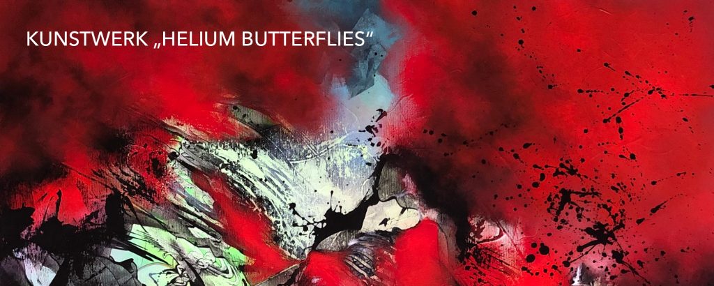 Helium Butterflies Wolkenstrukturen, abstrakte Kunst, abstract art, Christine Bathelt